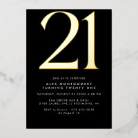 Cool Zwart en Goud | Mannen of Vrouwelijke 21e Ver