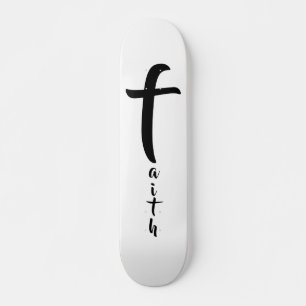 Cool zwart en wit skateboard