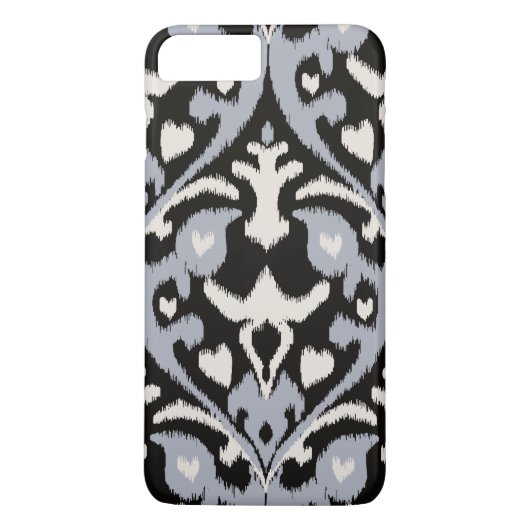 Cool zwart-wit manninikatribpatroon Case-Mate iPhone case (Achterkant)