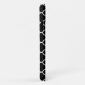 Cool Zwart-wit Quatrefoil Tegel Pattern Case-Mate iPhone Case (Achterkant/rechts)