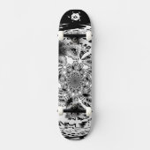 Cool Zwart Wit Skateboard (Voorkant)