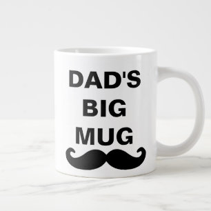 Cool zwart-wit Vaderdag papa's grote Extra Grote Beker