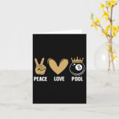 Cool zwembad ontwerp voor mannen vrouwen biljart 8 kaart (Gele Bloem)