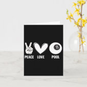 Cool zwembad ontwerp voor mannen vrouwen biljart 8 kaart (Gele Bloem)