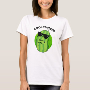 Coolcumber Funny Veggie Cucumber Pun T-shirt