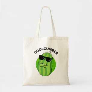 Coolcumber Funny Veggie Cucumber Pun Tote Bag