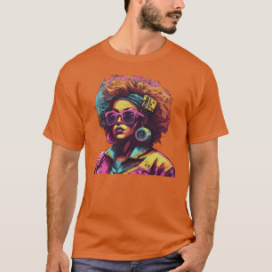Coole 80s Retro Diva Fashionista jongen T-shirt