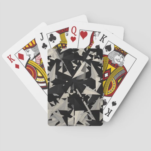 coole abstracte kunst pokerkaarten (Achterkant)