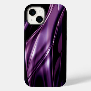 Coole Abstracte Paarse dames Case-Mate iPhone 14 Hoesje