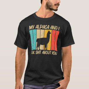 Coole Alpaca Voor Mannen Vrouwen Peruaans Dier Alp T-shirt