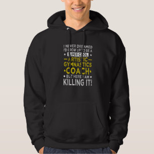 Coole Artistieke Turncoach Turnster Humor Hoodie