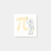 Coole astronaut schildert Pi symbool Pi-dag  Post-it® Notes (Voorkant)