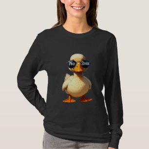 Coole Baby Eend "No Dee" Zonnebril Cute Grappige A T-shirt