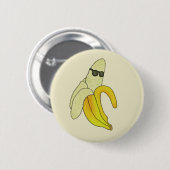 Coole Banane Ronde Button 5,7 Cm (Voorkant /achterkant)