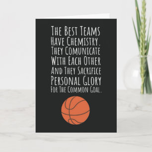 Coole Basketbal Teamkaarten Atleet Sporten Speler Kaart