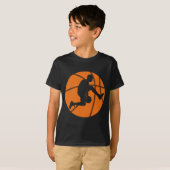 coole Basketball-liefhebbers T-Shirt (Voorkant volledig)