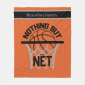 coole basketballiefhebbers fleece deken (Voorkant)