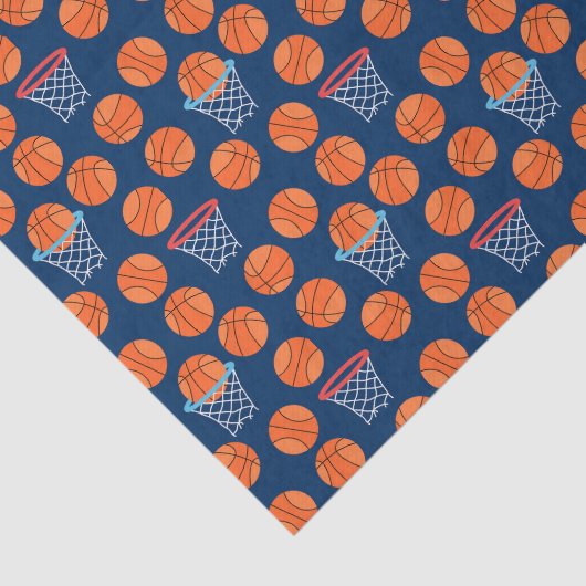 coole basketbalwedstrijd tissuepapier (Detail)
