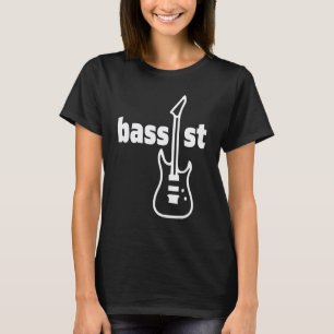 Coole Bassist Basgitaarspeler Short Scale Bas G T-shirt