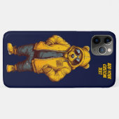 Coole Beer Mopshond Modeus Case-Mate iPhone Case (Achterkant (horizontaal))