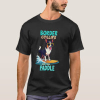 Coole Border Collie Surfende Hond
