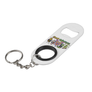 Coole Cartoon Bug Squad Graffiti - Groepsdoelstell Mini Flessenopener