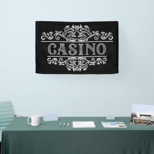 coole casino-liefhebber spandoek (Beurs)