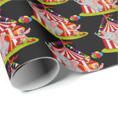 " coole circus clown " cadeaupapier (Rol Hoek)