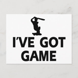 coole cricketdesign briefkaart