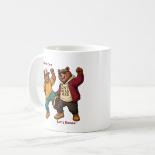 Coole dansende beren koffiemok