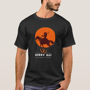 Coole Derby-uitdrukking perfect voor paardenrace T-shirt