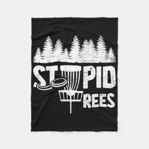 Coole Disc Golf Speler Quote Ik Stomme Boom Fleece Deken