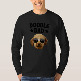 Coole Doodle Voor Mannen Vader Gouden Doodle Labra T-shirt