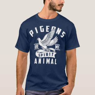 Coole duiven zijn mijn geestdier voor mannen en vr t-shirt