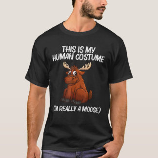 Coole Eland Voor Mannen Vrouwen Hert Alaska Eland T-shirt