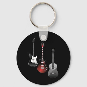 Coole elektrische gitaren voor muziekliefhebbers A Sleutelhanger