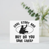 coole EMT-design Briefkaart (Staand voorkant)