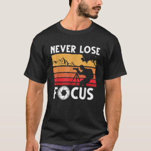 Coole fotografie kunst voor mannen vrouwen fotogra t-shirt