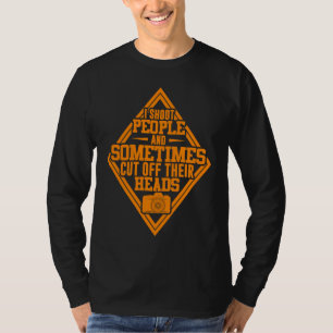Coole fotografie voor mannen vrouwen ik fotografee t-shirt