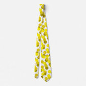 coole gele confetti party patroon stropdas (Achterkant)