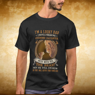 coole gelukzak, pa Daughter T-shirt