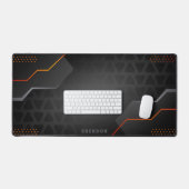 Coole geometrische gaming achtergrond bureaumat (Keyboard & Muis)