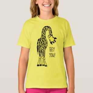 coole giraff tshirt ontwerp wild leven giraffe kin