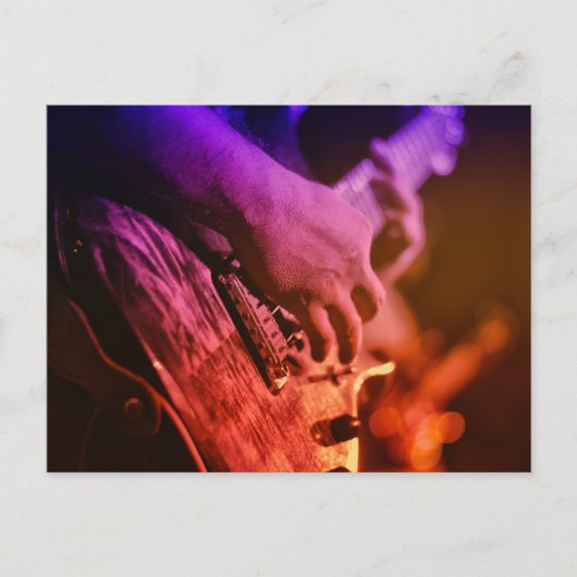 Coole Gitaar Briefkaart (Voorkant)