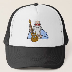 Coole gitarist trucker pet
