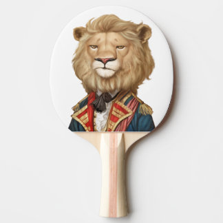 coole grappige leo face lion animal apparel print  tafeltennisbatje