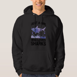 Coole Haai Voor Vrouwen Meisjes Kinderen Haai Walv Hoodie