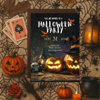 Coole Halloween-feest Kaart