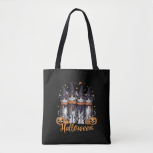 Coole Halloween katten cadeau voor dochter cadeau Draagtas