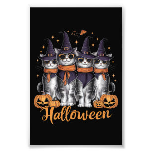 Coole Halloween katten cadeau voor dochter cadeau Foto Afdruk